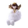 Angel Christmas tree decoration - golden star