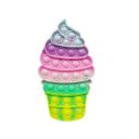 Anti-stress sensory toy in the shape of ice cream