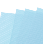 Antibacterial and mildew mat for the fridge (4 pcs) - blue