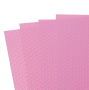 Antibacterial and mildew mat for the fridge (4 pcs) - pink