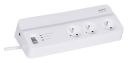 APC PM6-FR surge protector White 6 AC outlet(s) 230 V 2 m