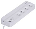 APC PM8-FR surge protector White 8 AC outlet(s) 230 V 2 m