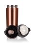 ARCUS double wall thermal mug 450 ml, brown