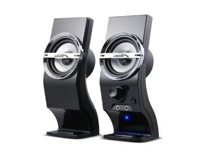 Audiocore AC805 loudspeaker 2-way Black, Silver Wired 3 W