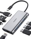 AUKEY CB-C91 interface hub 5000 Mbit/s Black