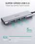 AUKEY CB-C94 USB-C HUB 4xUSB 3.1 ALUMINIUM SLIM