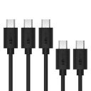 AUKEY CB-D5 ZESTAW 5 SZT. KABLI QUICK CHARGE 2X0.3M I 2X1M I 1X2M