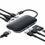 AUKEY HUB USB C CB-C71 8W1 RJ45 HDMI 4K PD 100W