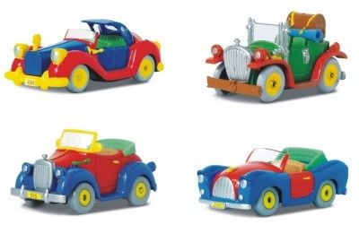 Auto Disney w skali 1:64 – Mickey, Scrooge, Donald, Goofy (1 szt.)