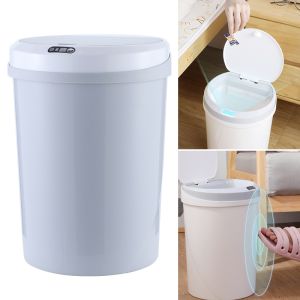 Automatic garbage can with intelligent sensor 12l - gray