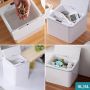 Automatic garbage can with intelligent sensor 4l- white