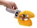 Automatic scoop to collect faeces - yellow