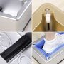 Automatic shoe cover dispenser - blue