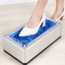 Automatic shoe cover dispenser - silver