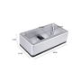 Automatic shoe cover dispenser - silver