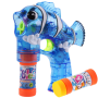 Automatic soap bubble gun - blue