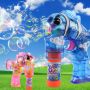 Automatic soap bubble gun - pink