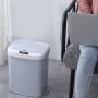 Automatic trash can with intelligent sensor 16l - black