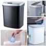 Automatic trash can with intelligent sensor 16l - black / battery