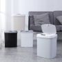 Automatic trash can with intelligent sensor 16l-khaki
