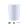 Automatic trash can with intelligent sensor 5 l - white