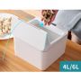 Automatic trash can with intelligent sensor 6l- white