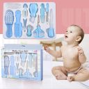 Baby and baby care set 13 elements - blue