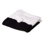 Baby blanket - rabbit, black and white