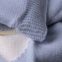 Baby blanket - rabbit, blue