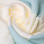 Baby blanket - rabbit, mint
