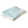 Baby blanket - rabbit, mint