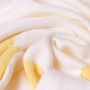 Baby blanket - rabbit, yellow