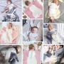 Baby blanket - rabbit, yellow