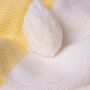 Baby blanket - rabbit, yellow