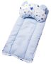 Baby cocoon 6in1 - blue stars, POLISH PRODUCT 100% COTTON