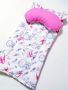 Baby cocoon 6in1 - pink dream catcher, POLISH PRODUCT 100% COTTON