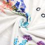 Baby photo blanket / mat 100x75 - flowers