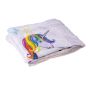Baby photo blanket / mat 100x75 - unicorn with stars
