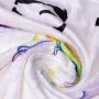 Baby photo blanket / mat 100x75 - unicorn with stars
