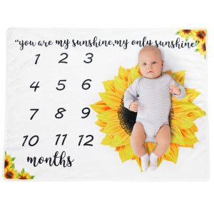 Baby photo mat 100x75 - sunflower