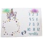Baby photo mat 100x75 - unicorn