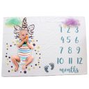 Baby photo mat 100x75 - unicorn