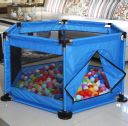 Baby playpen / dry ball pool - blue