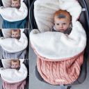 Baby sleeping bag - pink