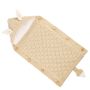 Baby sleeping bag with rabbit ears - cream