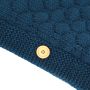 Baby sleeping bag with rabbit ears - dark blue