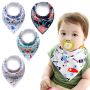 Baby wrap / bib - 4 pieces, design 31