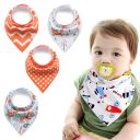 Baby wrap / bib - 4 pieces, pattern 10