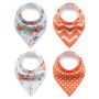 Baby wrap / bib - 4 pieces, pattern 10