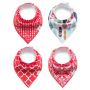 Baby wrap / bib - 4 pieces, pattern 11